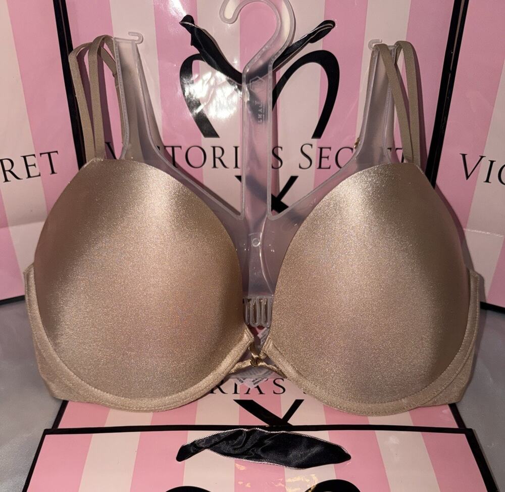 Victorias Secret Bra Very Sexy Push Up Tan 34DD